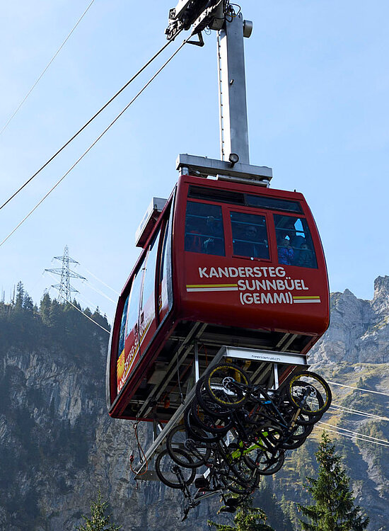 Rote Luftseilbahn