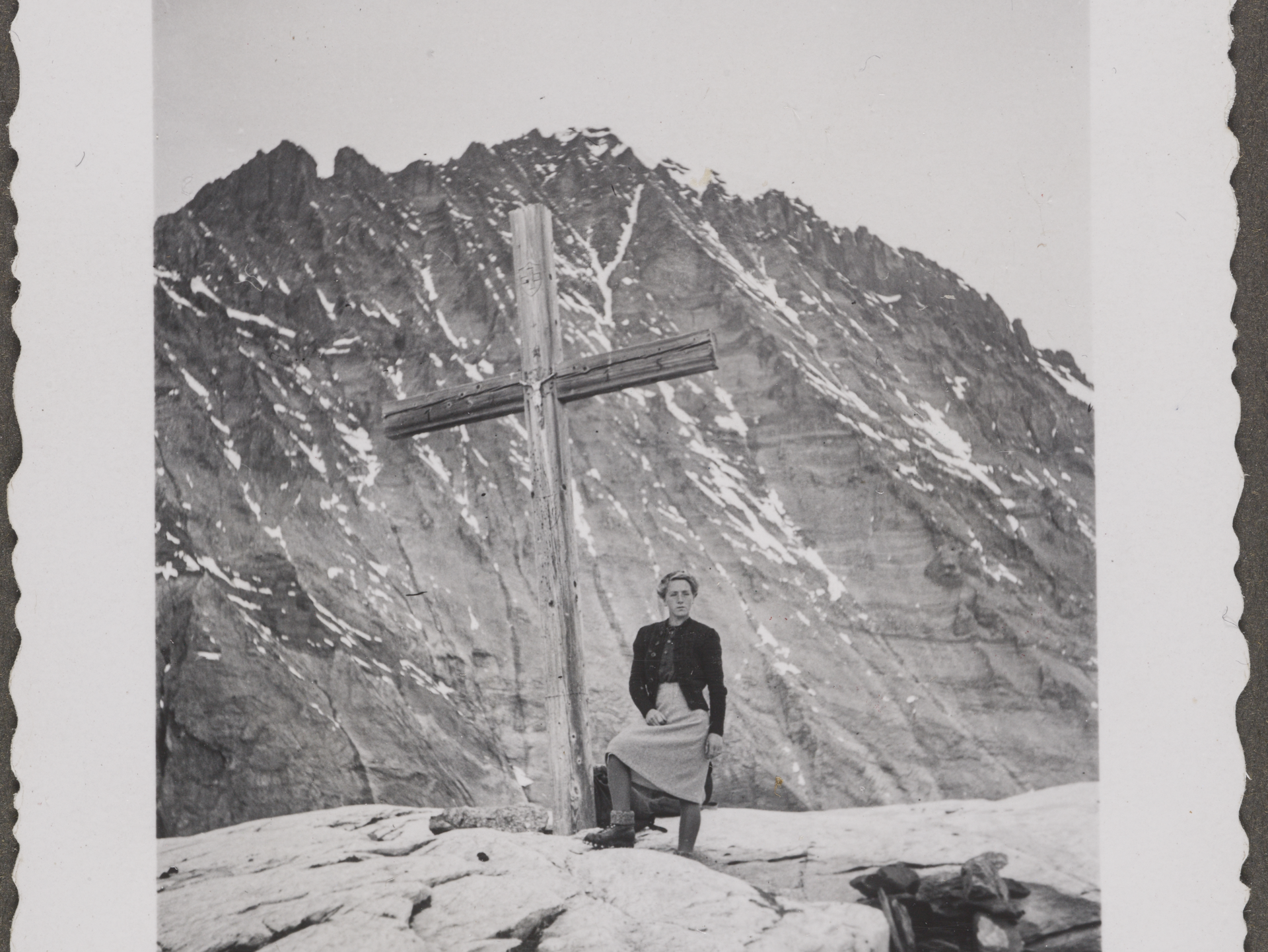  Balmhorn, Blick von der Lötschenpasshütte, 1940-1942