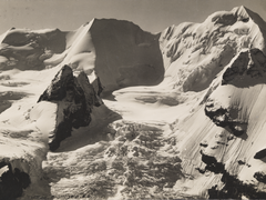 Dündenhorn, Blümlisalp, Morgenhorn, Weisse Frau, Blümlisalphorn vor 10.8.1939 