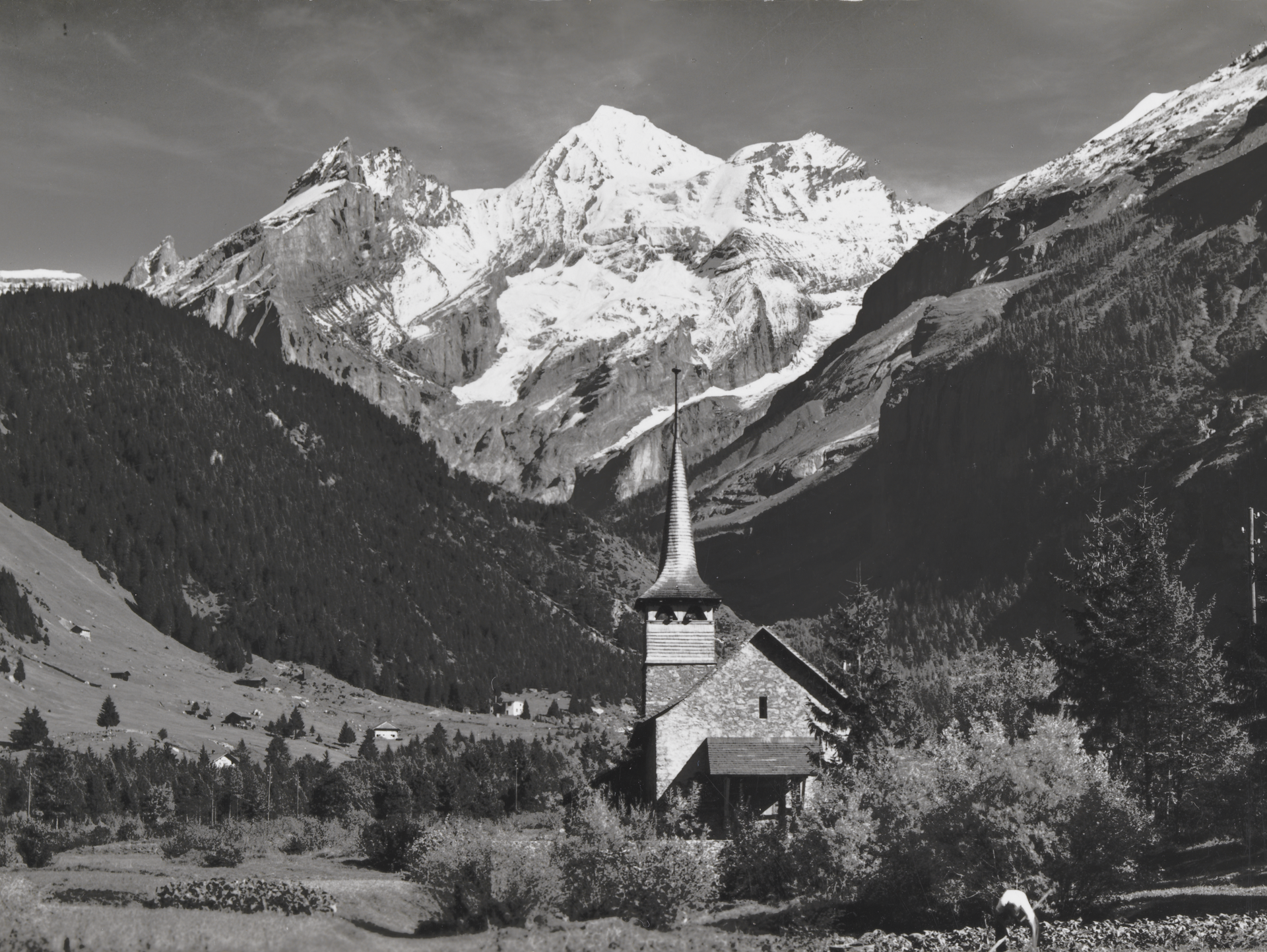 Marienkirche ca. 1950 (Foto: ETH-Bibliothek Zürich, Bildarchiv)