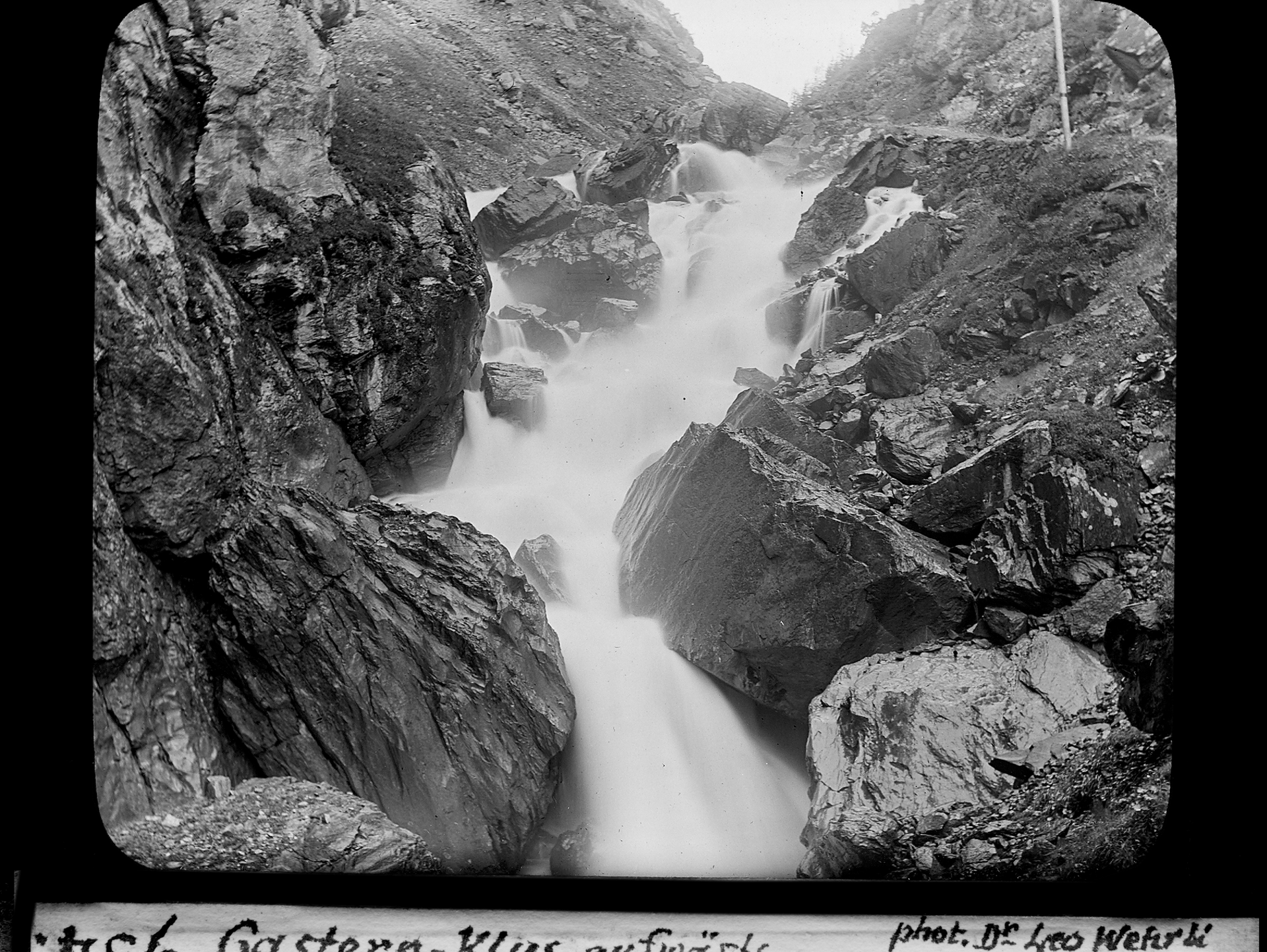 Gastern-Klus, 1910 (Foto: ETH-Bibliothek Zürich, Bildarchiv)