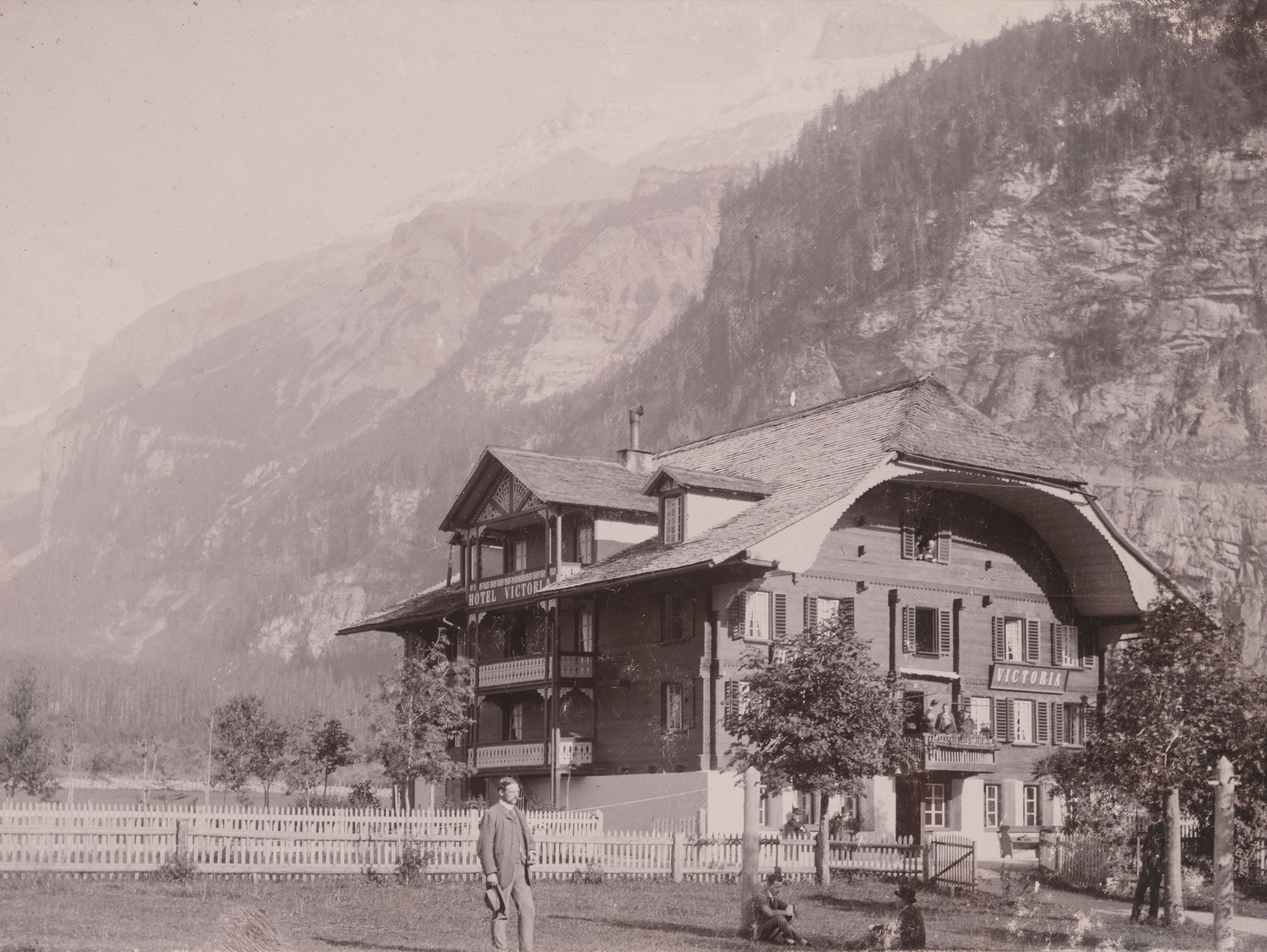 Hotel Victoria zu Kandersteg, 28.8.1889