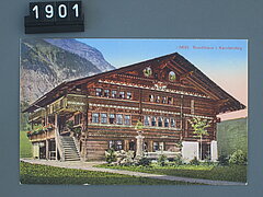 Le "Ruedihus" à Kandersteg, 1910